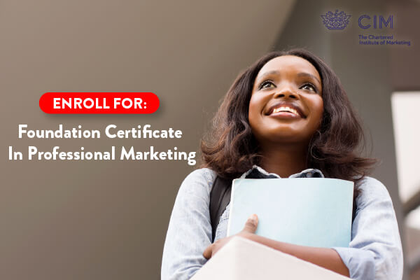 Foundation certificate in professional marketing